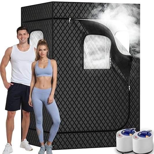 Dual Steamer Portable Sauna | 2 Person Home Recovery Tent