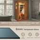 Solo Haven: 1-Person Hemlock Infrared Sauna with 4 Carbon Heaters