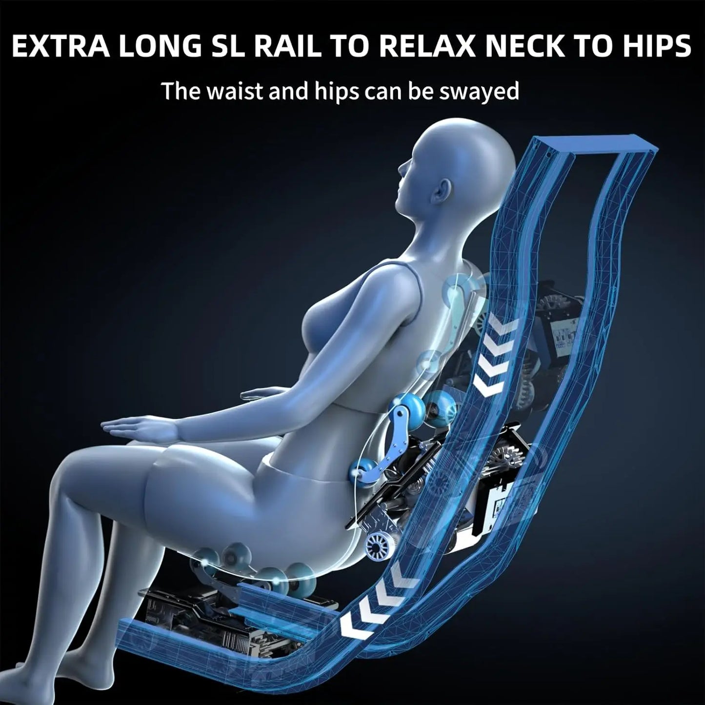 Advanced 5D Zero Gravity Massage Chair | Full Body Yoga Stretch & Calf Relief