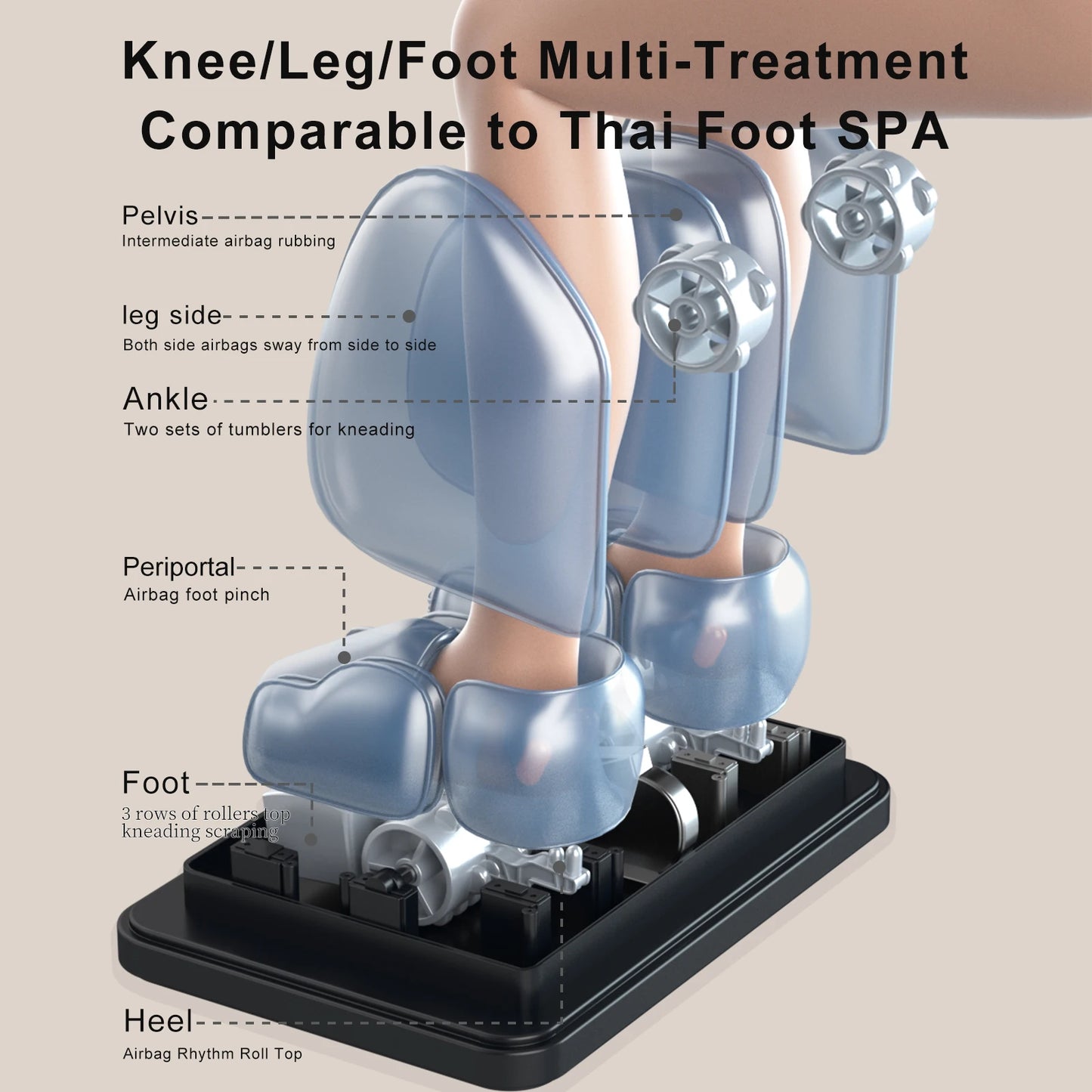 Advanced 5D Zero Gravity Massage Chair | Full Body Yoga Stretch & Calf Relief