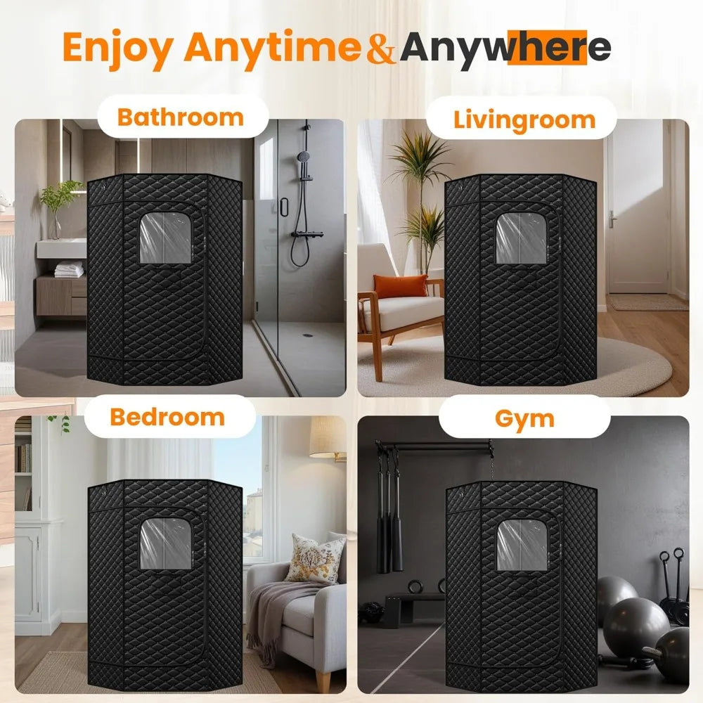 Portable Steam Sauna Tent with Remote Control (Large Size)