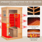 Solo Haven: 1-Person Hemlock Infrared Sauna with 4 Carbon Heaters