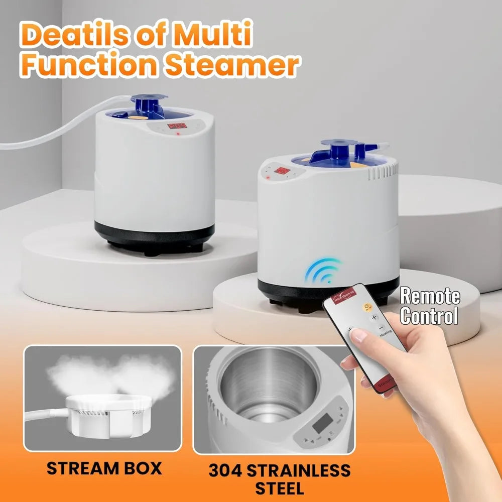 Dual Steamer Portable Sauna | 2 Person Home Recovery Tent