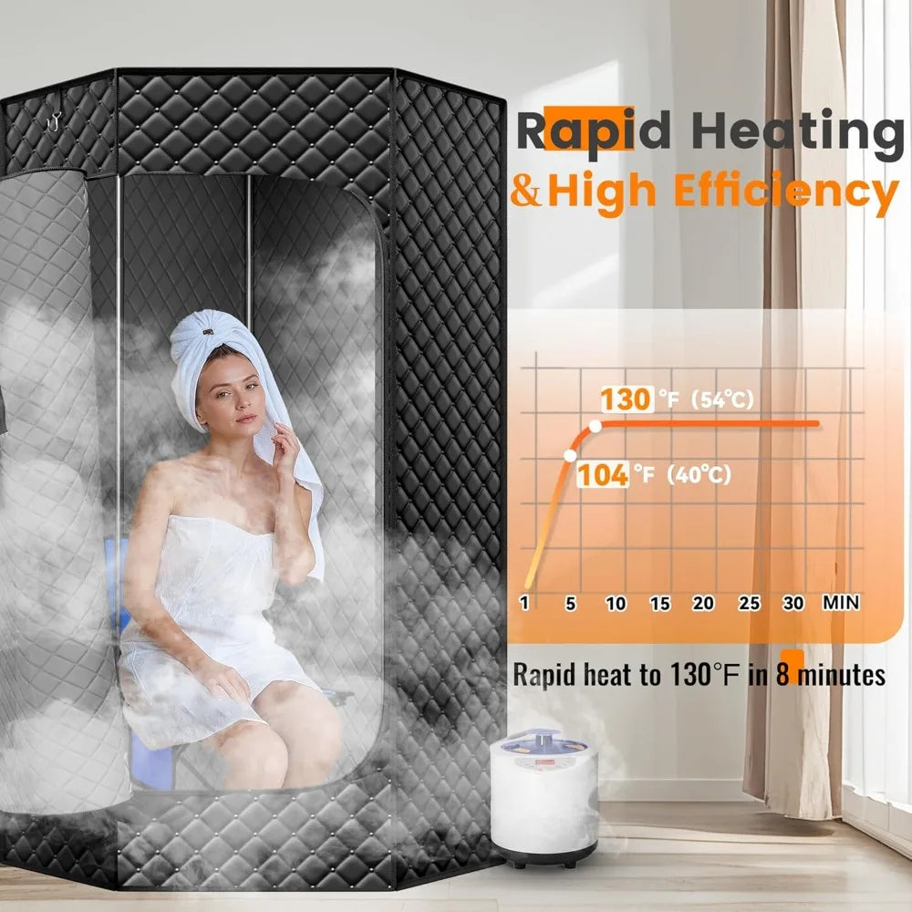 Portable Steam Sauna Tent with Remote Control (Large Size)