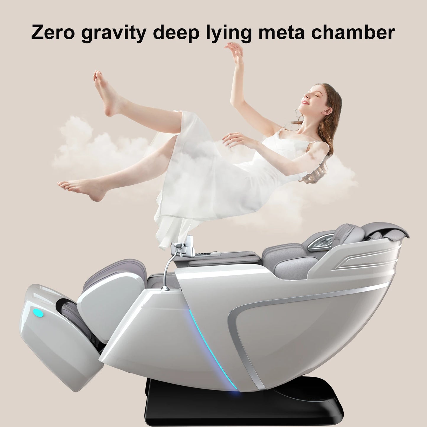 Advanced 5D Zero Gravity Massage Chair | Full Body Yoga Stretch & Calf Relief