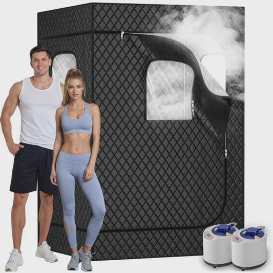 Dual Steamer Portable Sauna | 2 Person Home Recovery Tent
